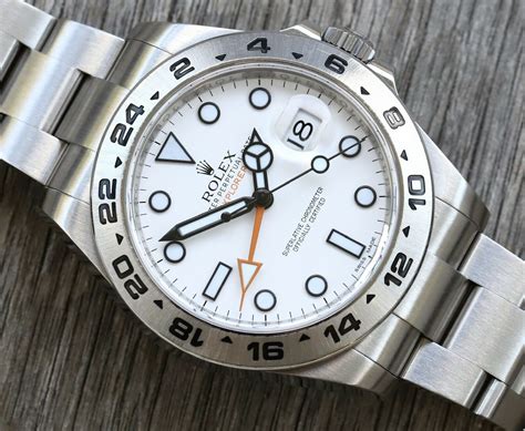 rolex explorer ii polar dial|rolex explorer ii 42mm polar.